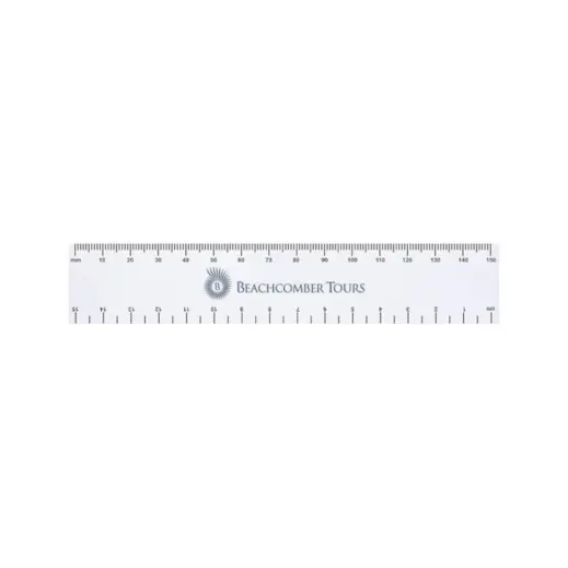 15cm Budget Ruler - White